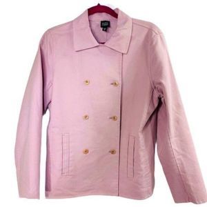 Eileen Fisher Spring Jacket Trench Purple MEDIUM